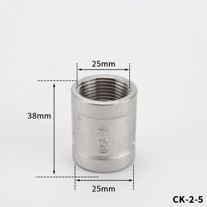 BSP Male Female Thread Connector – Stainless Steel Pipe Fittings (1/2" to 1")