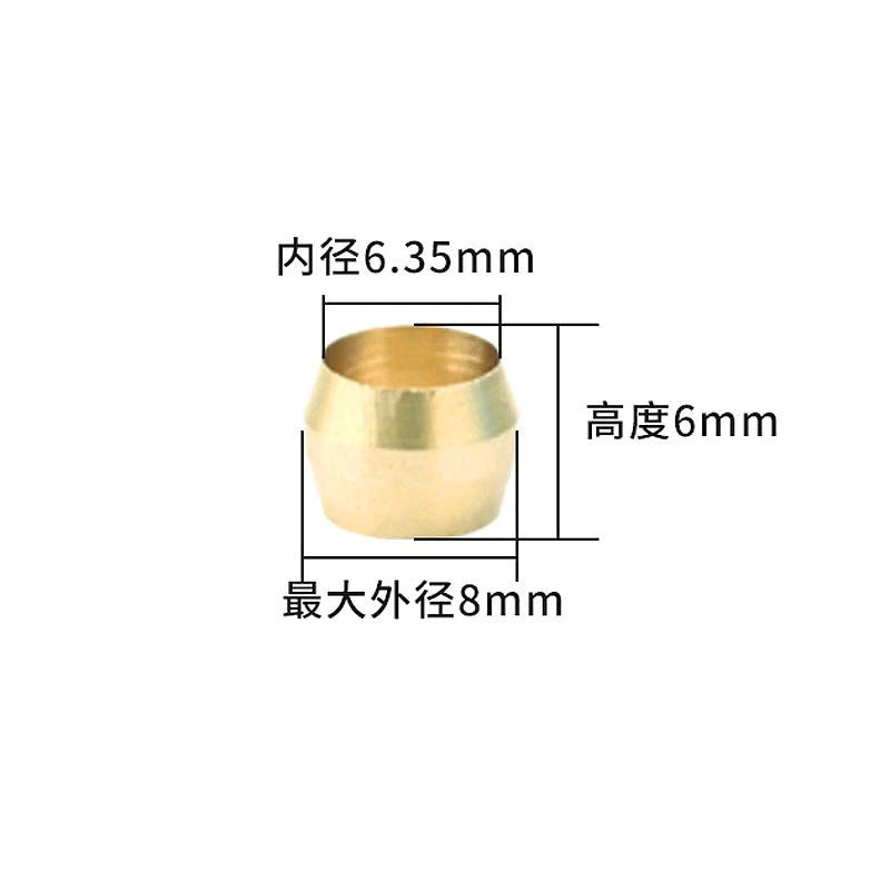 Brass Compression Rings Olives — Metric Sealing Rings for Copper Tube Fittings