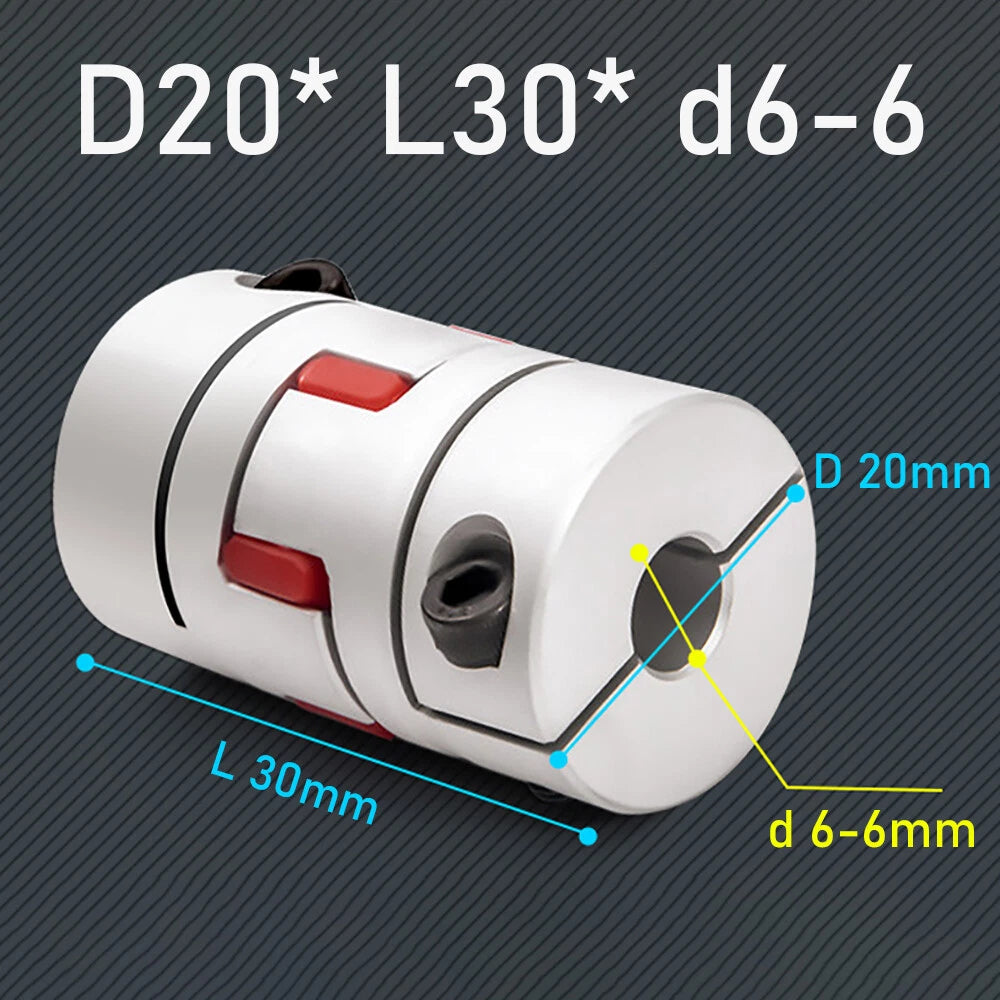 Flexible Plum Coupling Servo Motor Jaw Spider Shaft Coupler for CNC 3D Printer