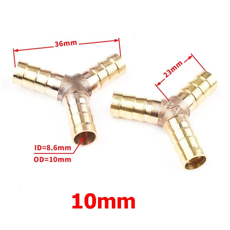 BSP Hose Barb Fittings — Y-Piece, T-Piece, Straight & Elbow Connectors