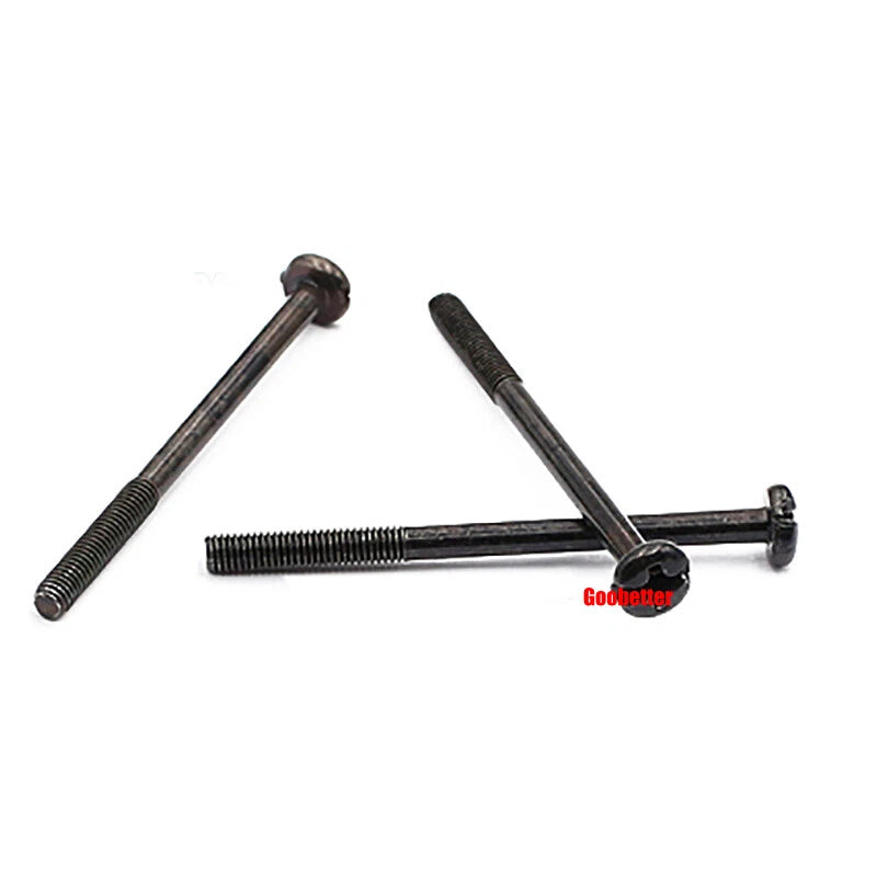 M3 Phillips Pan Head Machine Screws – 3mm to 43mm, Multiple Coatings (100–500 PCS)