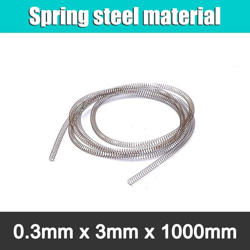 1000mm length Spring Stee Wire 0.3mm-6mm ,OD 6mm-60mm Compression Spring 1 Meter