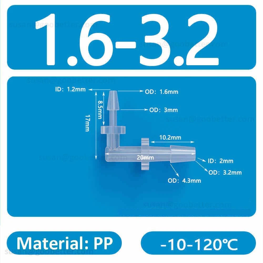 Plastic Barbed Hose Connectors — T-Piece, Elbow & Straight Fittings for Air & Water Lines