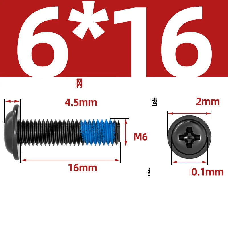 M2–M6 Flanged Button Head Screws – Carbon Steel, Phillips Drive, Nickel or Black Zinc Plated