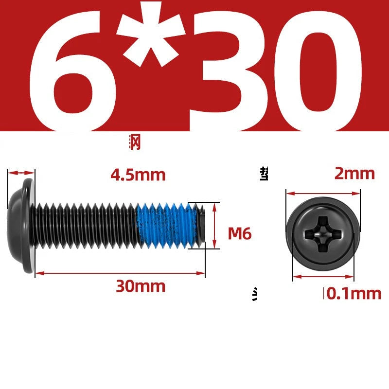 M2–M6 Flanged Button Head Screws – Carbon Steel, Phillips Drive, Nickel or Black Zinc Plated