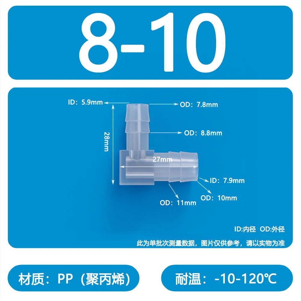 Plastic Pagoda Tubes Reducer Joint 2 3 4Way Hose Connector Tube Splitter Fitting