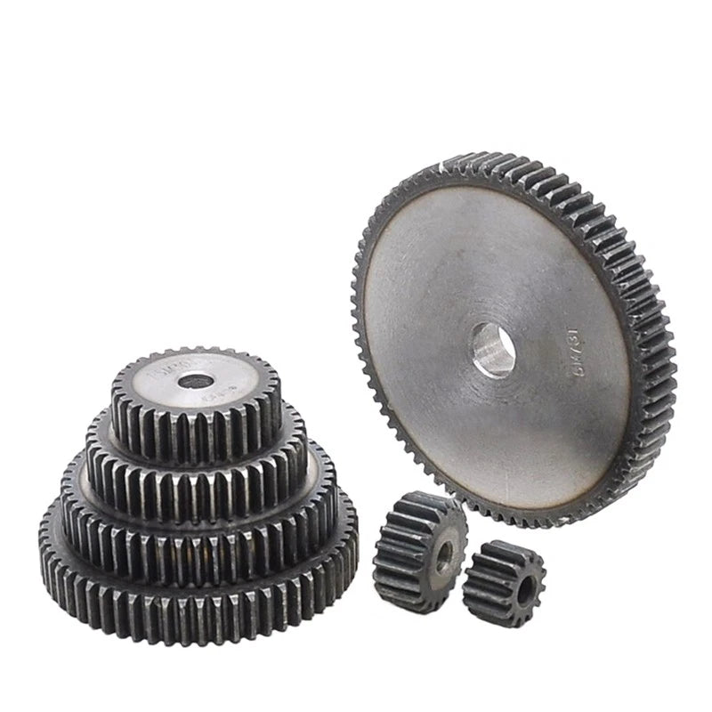 2Mod 2.5Mod 3Mod 4Mod 5Mod Flat Plain Straight Spur Gear 10-62 Teeth Pilot Bore