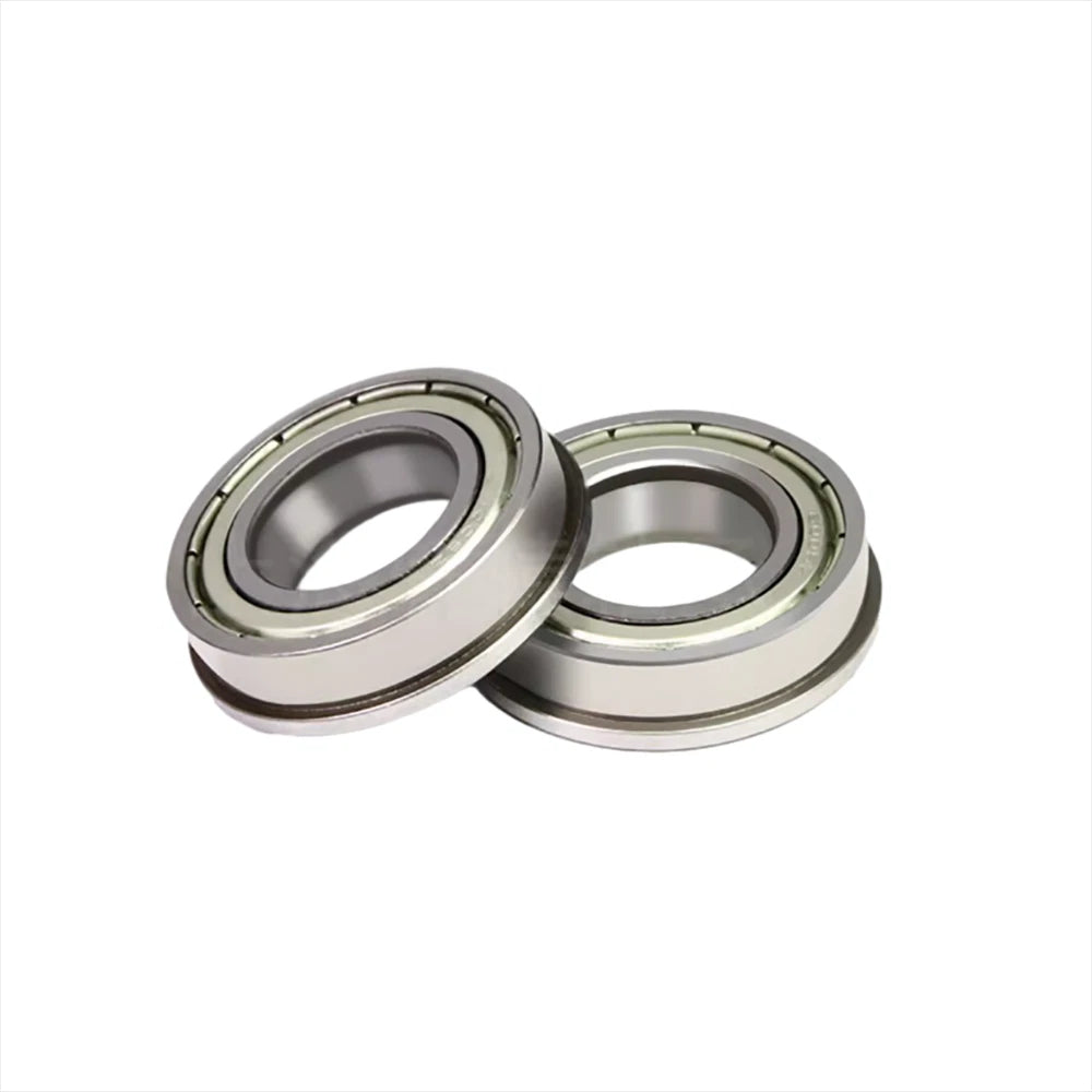 Miniature Metal Flanged Bearings Double Shielded Ball Bearing ZZ Type ID 2mm-8mm