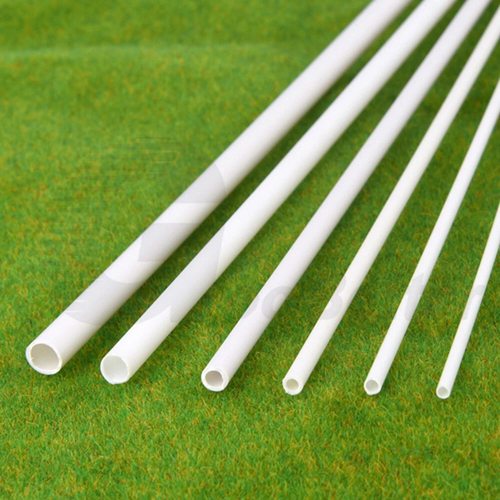 ABS Plastic Round Tube 250mm — Hollow Pipe for Model Making & DIY Craft (2mm–8mm OD)