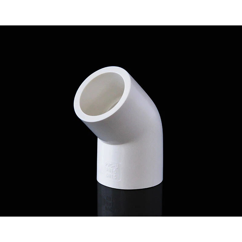 UPVC Water Pipe Fittings Straight 45°90°Elbow Tee Conduit Connector 20 25 32mm
