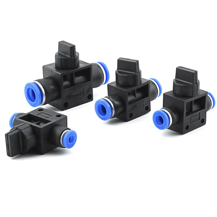 Pneumatic Push-In Tube Fittings | Air Line Quick Connectors 4–16mm OD