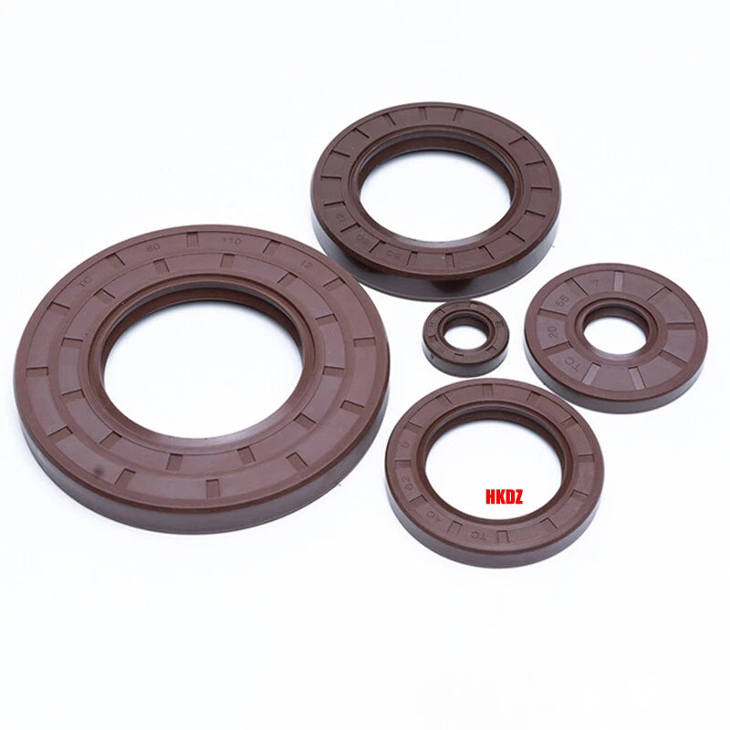 FKM TC Oil Seal – Fluorine Rubber Rotary Shaft Seal, ID 12–52mm, OD 25–100mm