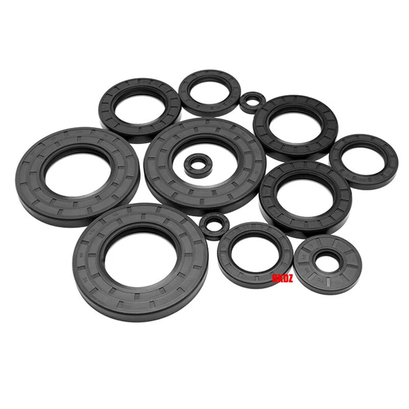 NBR TC Simmerring Oil Seal Nitrile Rubber Rotary Shaft Seals Metric ID 55~155mm