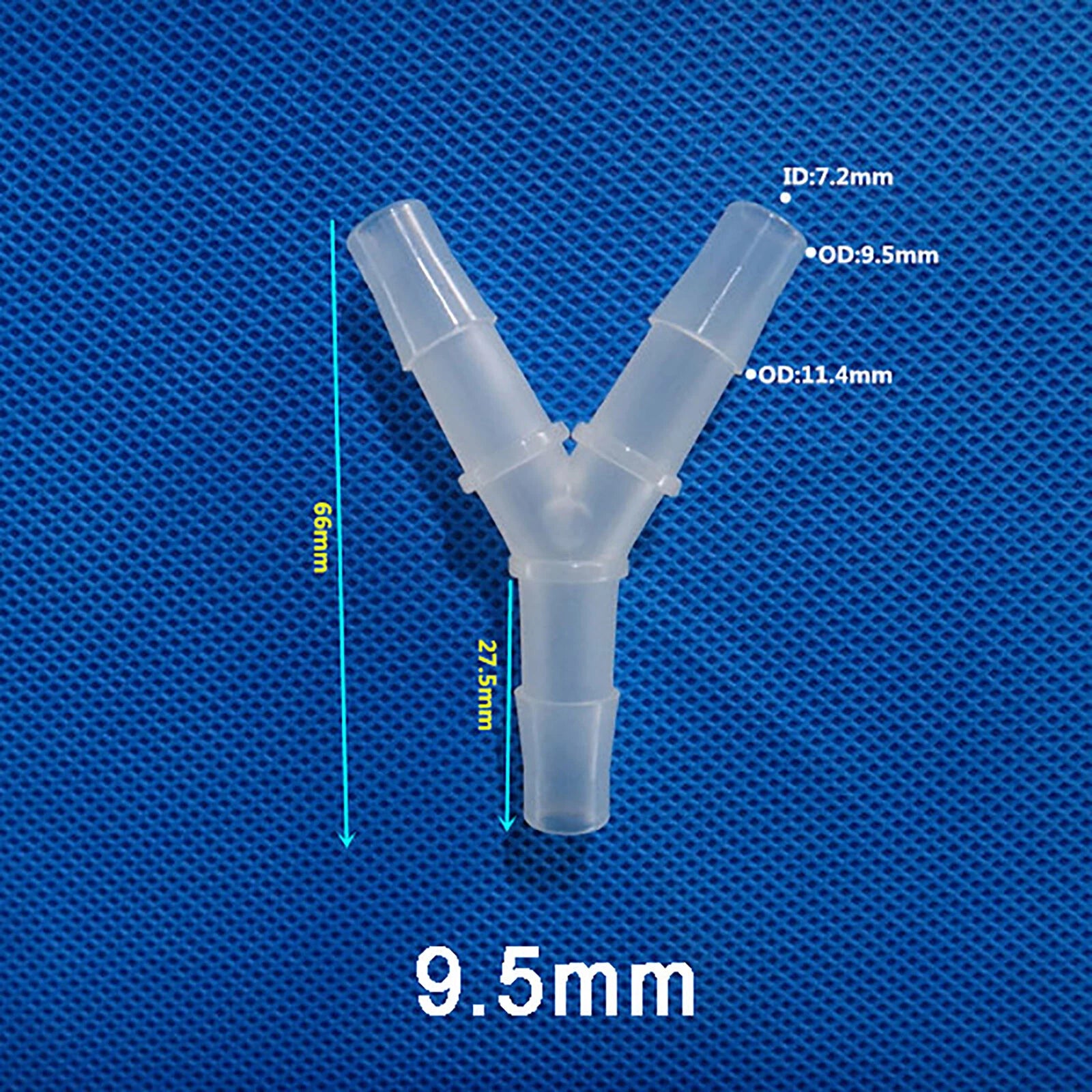 Y Joiner 3-Way Plastic Barb Hose Connector – Air Fuel Water Pipe Fitting