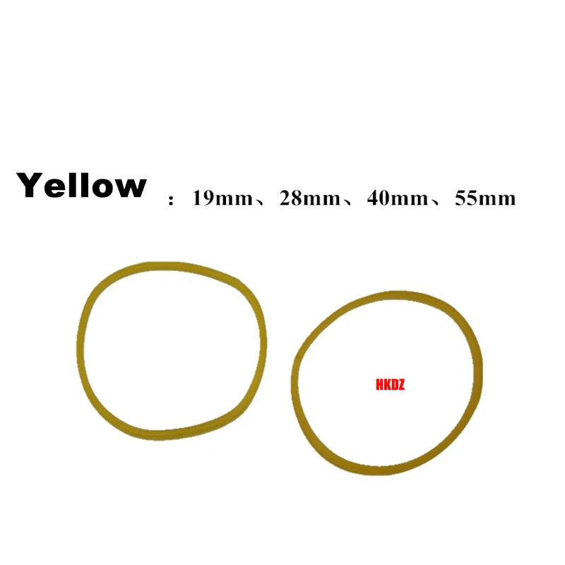 Round Rubber Drive Belt O-Rings Gaskets Washers Seals 15mm–55mm | Multi-Color
