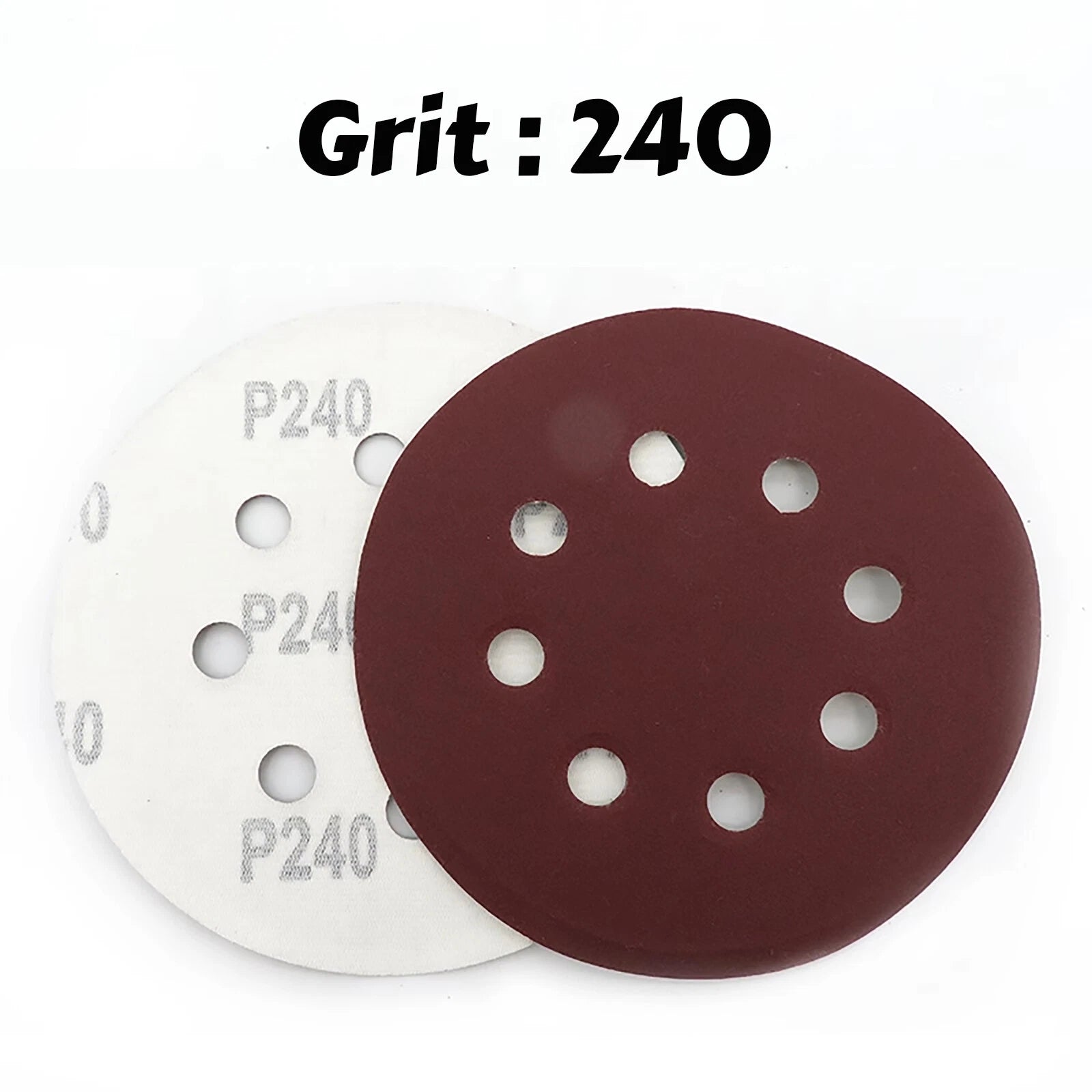 5"/9" Sanding Discs 40-2000 Grit Hook Loop 8 Hole Orbital Sander Paper Sandpaper