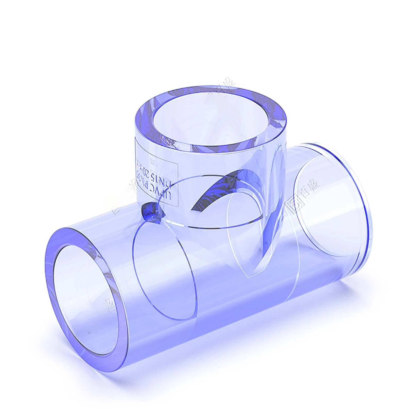 UPVC PVC Clear Plumbing Fittings Pipe For Aquarium Fish Tank Pond Solvent Weld
