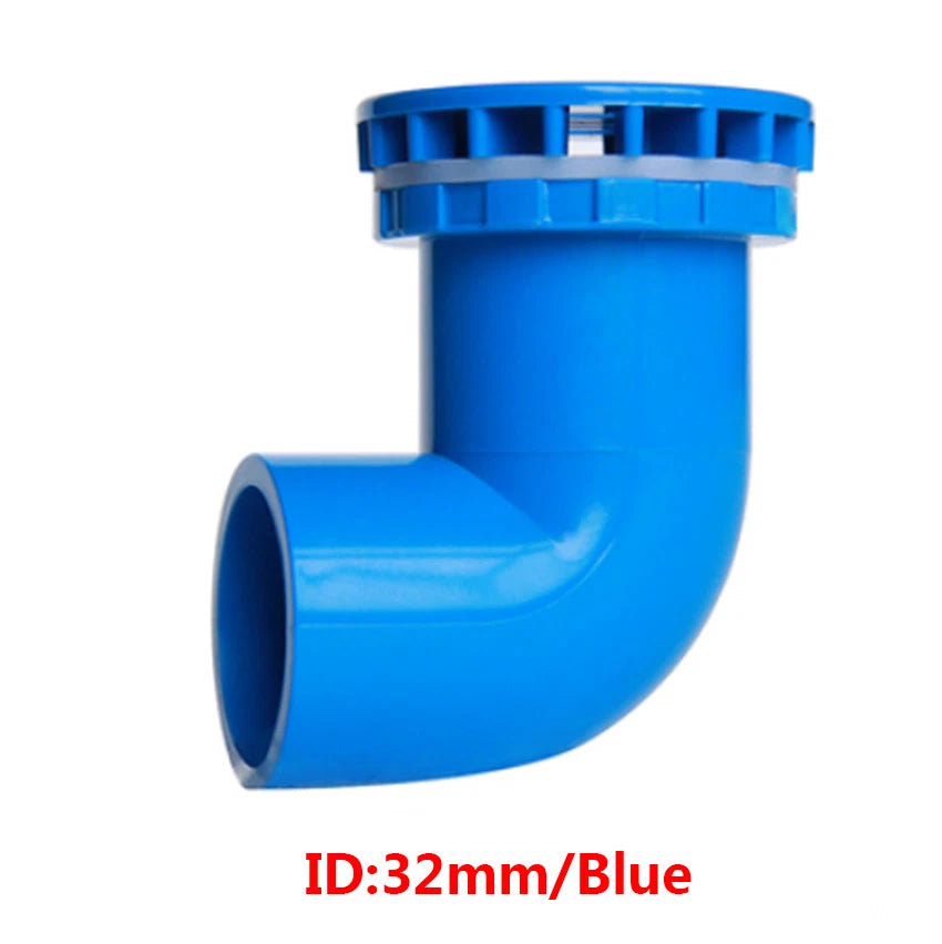 90° Elbow PVC Drain Pipe Joint Fittings 20 25 30 40 50mm for Aquarium Fish Tank
