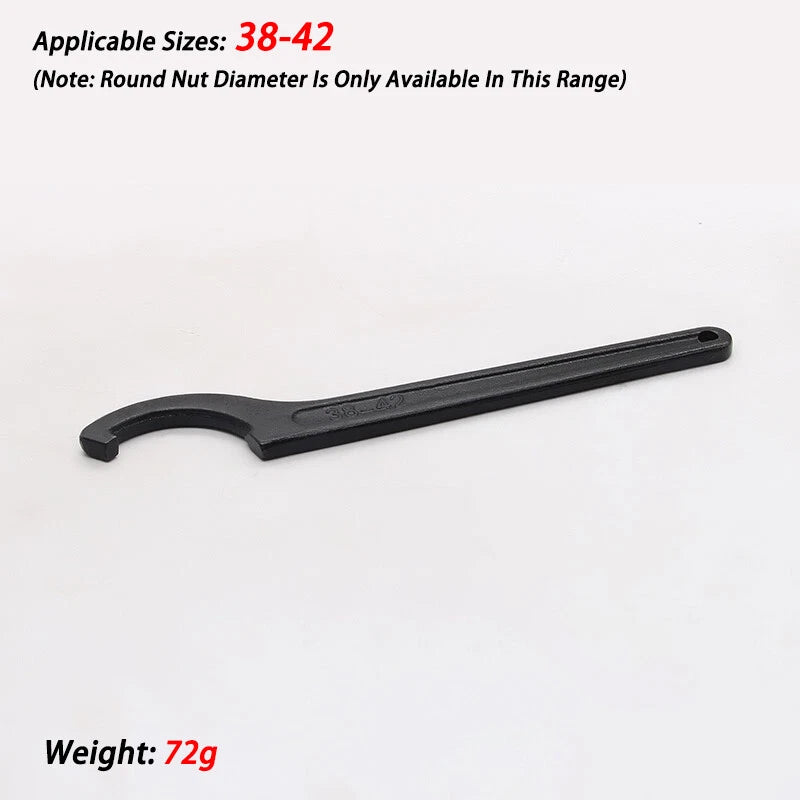 Hook Wrench C Spanner 22mm-320mm Repair Tool Motorcycle Bike Steering Suspension