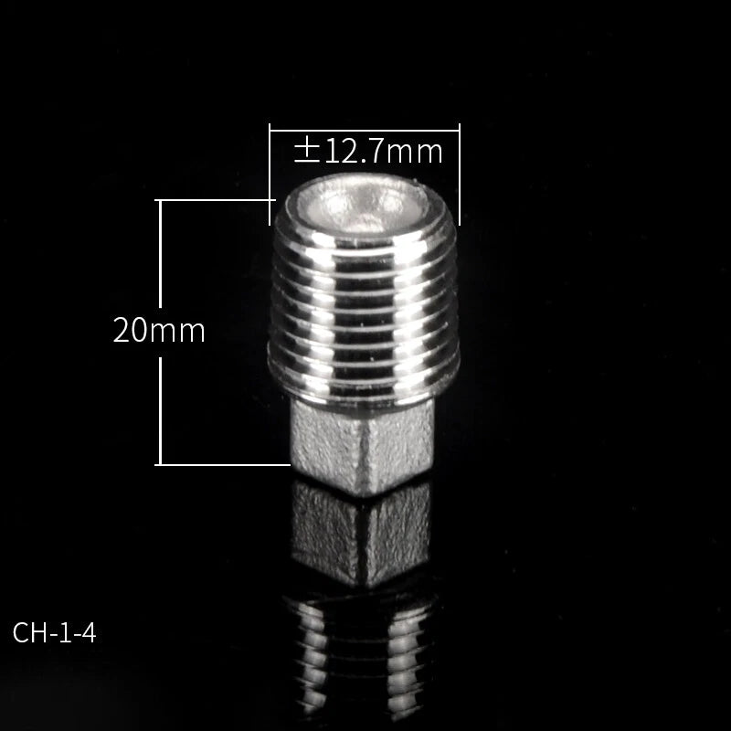 304 Stainless Steel BSP Pipe Plug & Cap Fittings — Male Plugs & Female Blanking Caps