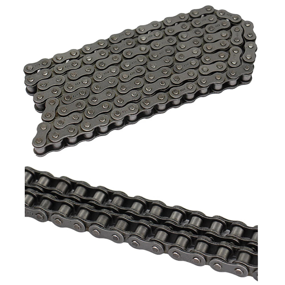 Roller Chain Single Row-Double Row Transmission Chain Manganese Steel 04C 06B