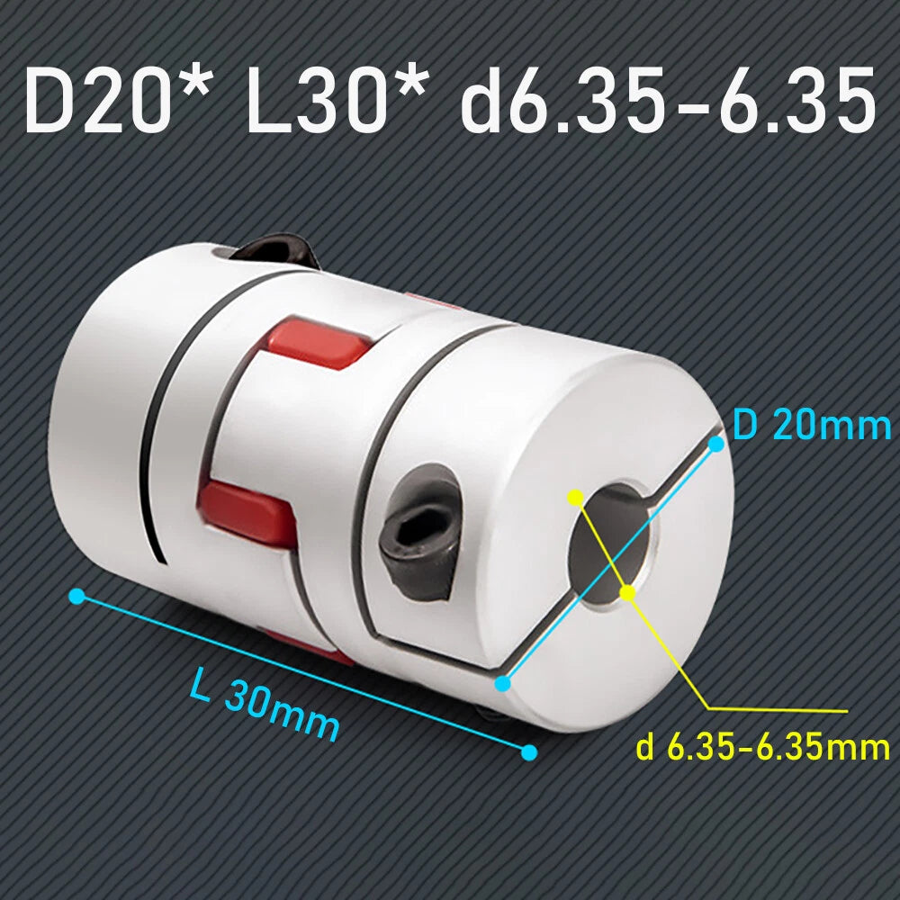 Flexible Plum Coupling Servo Motor Jaw Spider Shaft Coupler for CNC 3D Printer