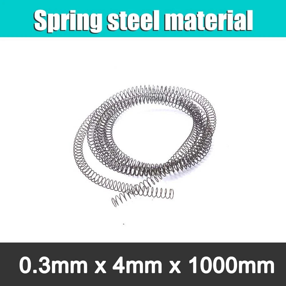 1000mm length Spring Stee Wire 0.3mm-6mm ,OD 6mm-60mm Compression Spring 1 Meter