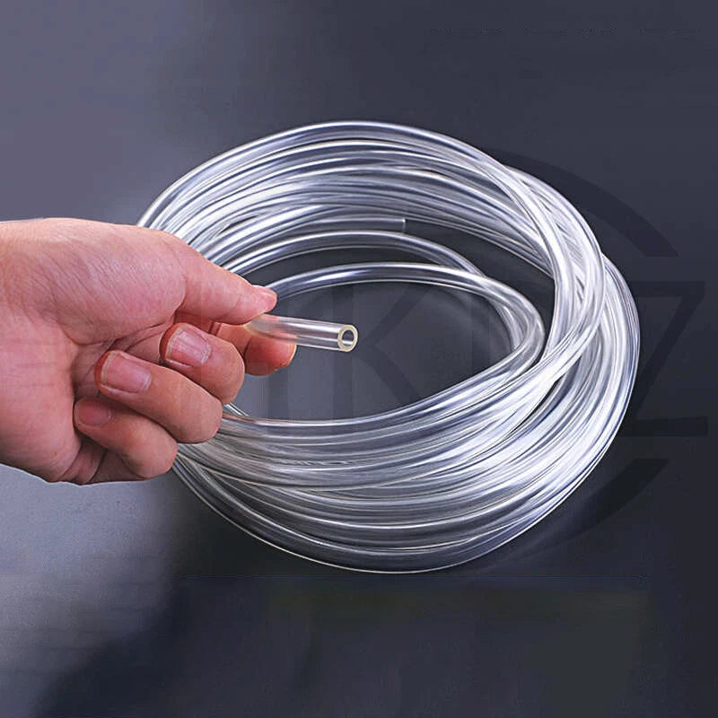 Clear PVC Hose Pipe Tube – Flexible Plastic Tubing for Water, Air, Pond & Aquarium