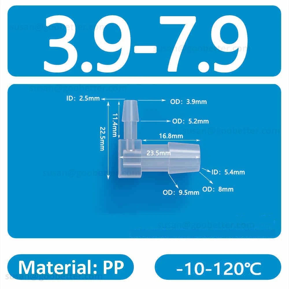 Plastic Barbed Hose Connectors — T-Piece, Elbow & Straight Fittings for Air & Water Lines