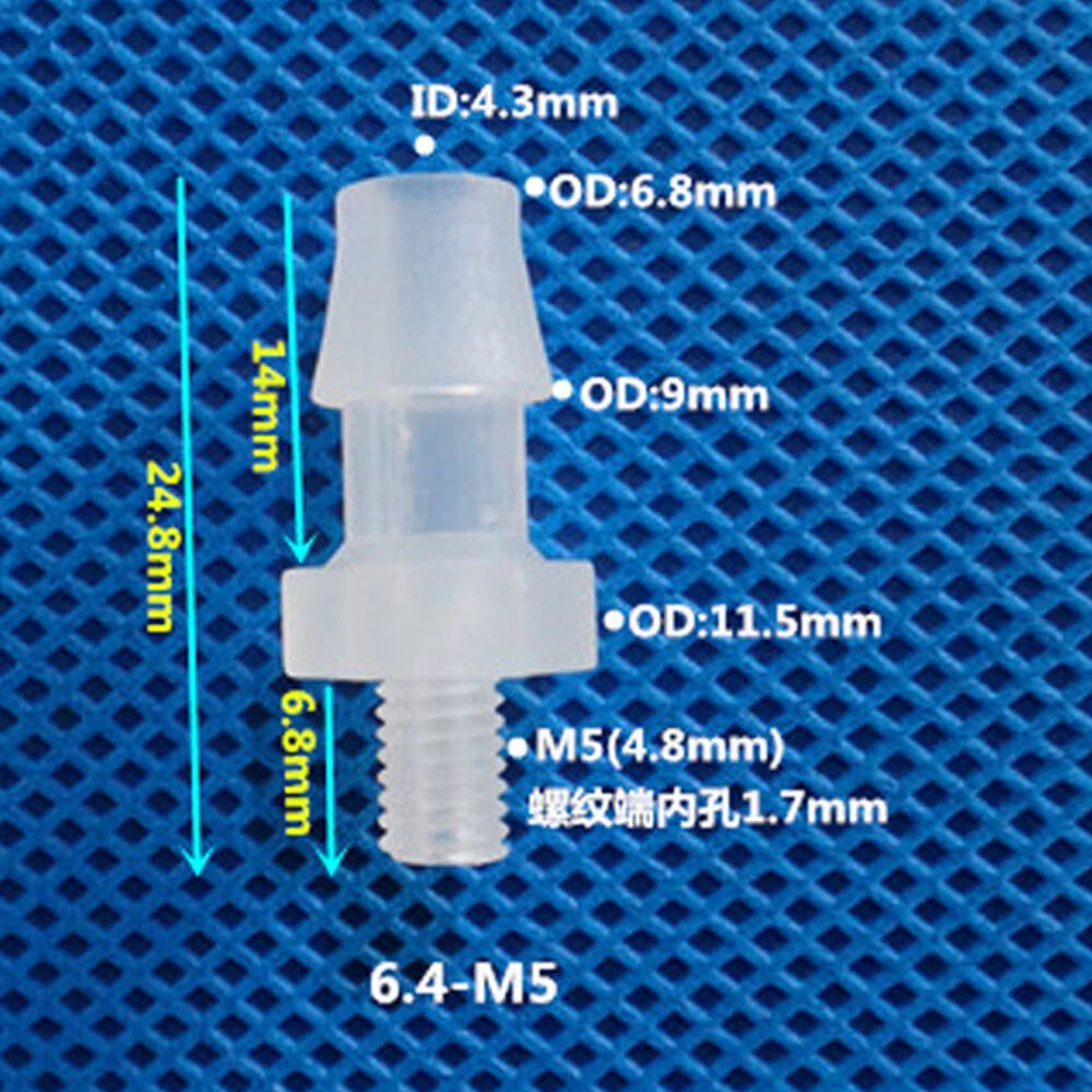 BSP Metric External Thread Straight Barb Connector – Plastic Hose Pipe Fitting