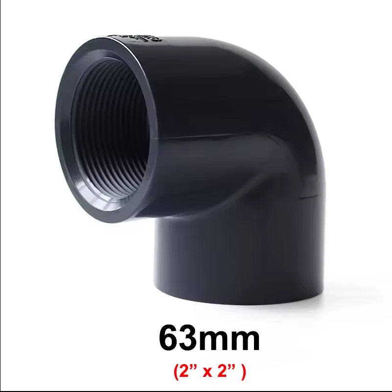 PVC 90° Elbow Female Thread Pressure Fittings Adhesive Connector Pipe Fittings