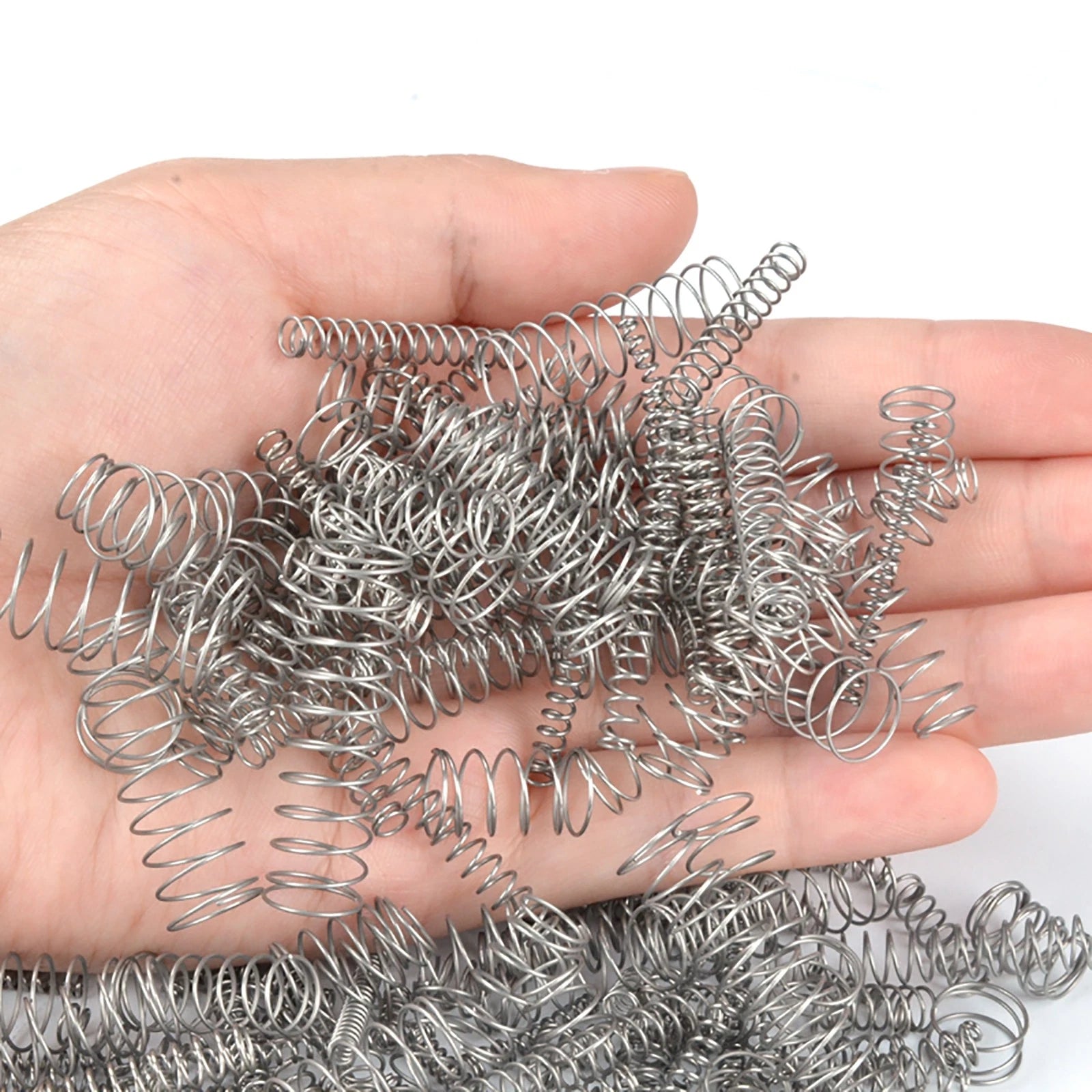 Stainless Steel Compression Springs Spring Ø0.6mm/0.7mm/0.8mm wire ,  L= 10-50mm