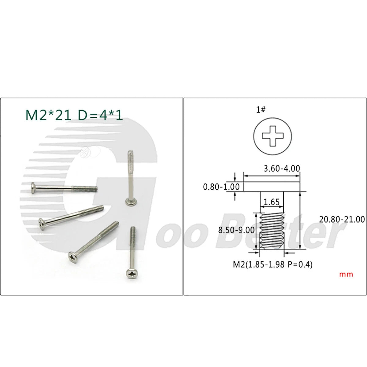 M2 Thin Wafer Head Machine Screws | Ultra - Low - Profile Flat Head | Zinc / Ni / Stainless | 2–21mm - HomeDIYer