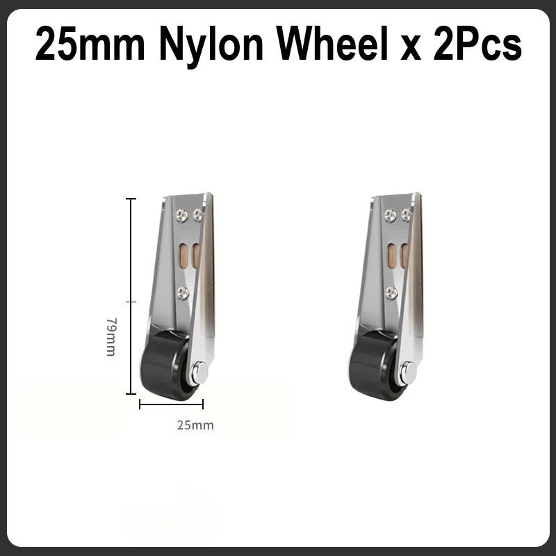 Silent Directional Roller Mobile Door Support Moving Wheel Gate Casters Pulley