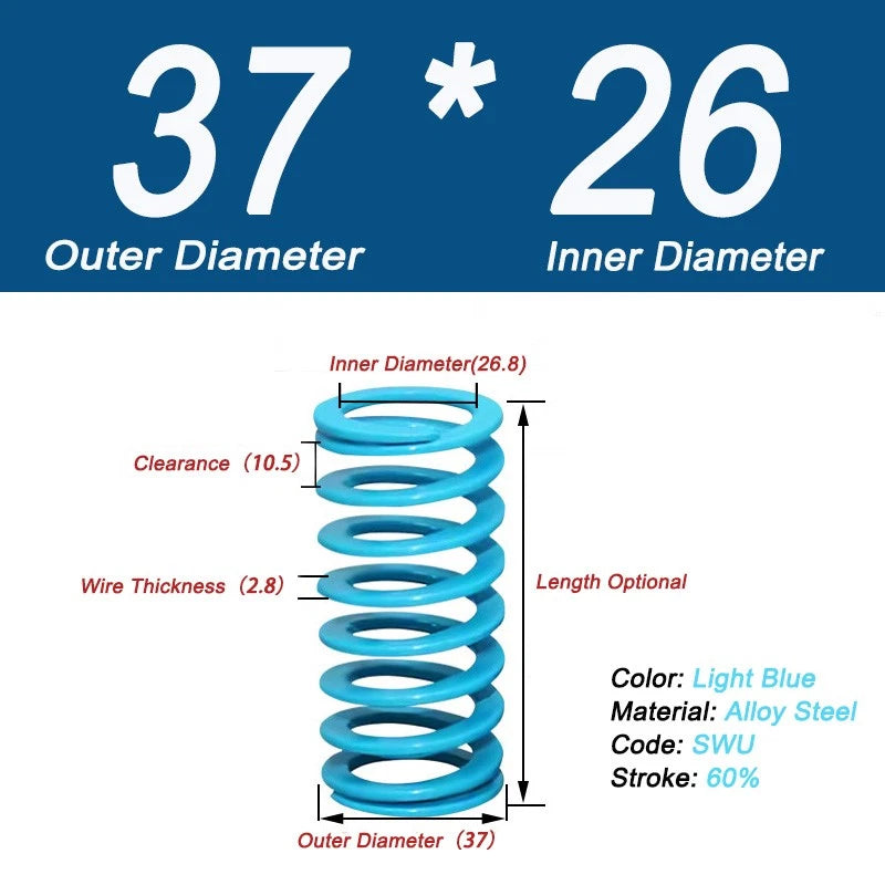 Compression Rate 60% Heavy Duty Stiff Heavy Load Die Spring Compression Spring