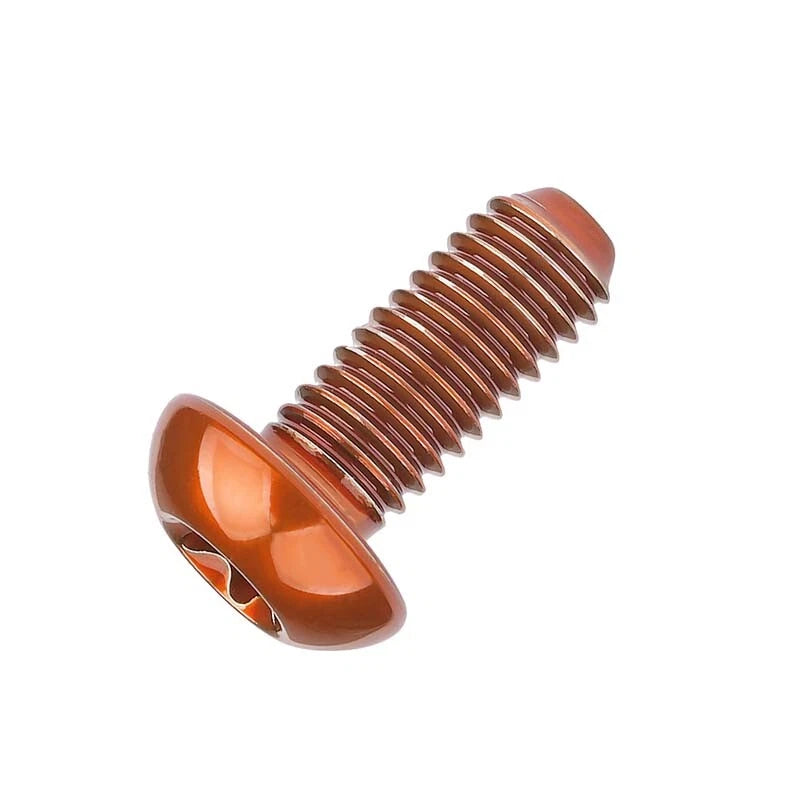 Titanium Bolt M5x10mm 12mm Round Head Screws TORX Ti Machine Bolts Metric