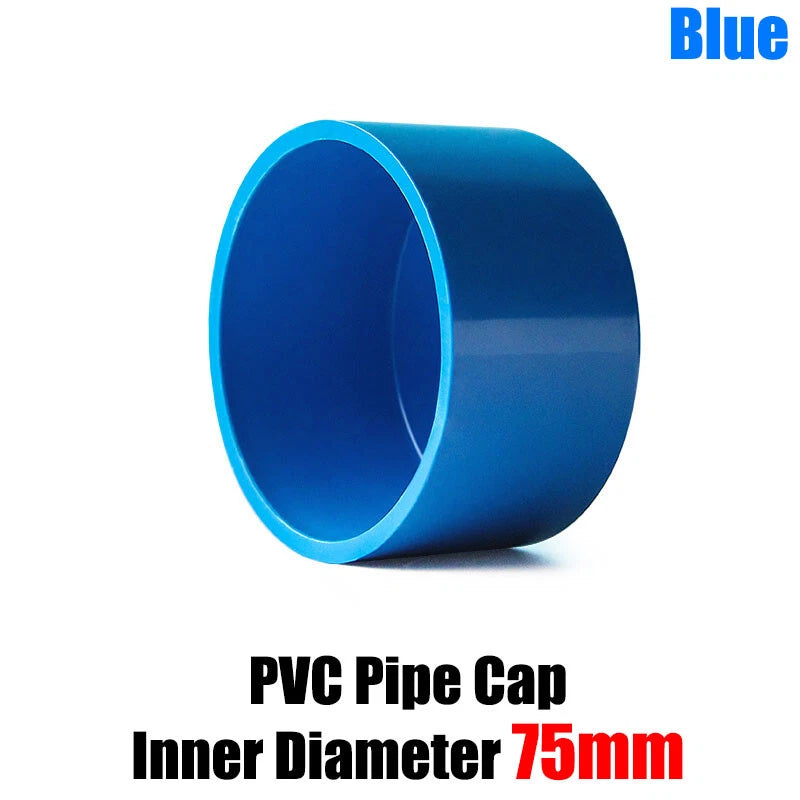 PVC Cap End Caps Plug Blanking ø20mm~160mm Blue Adhesive Drain Pipe Fittings