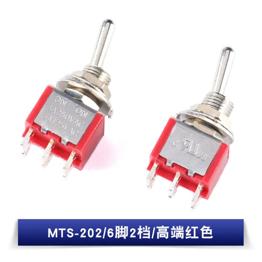 MTS Series Mini Toggle Switch SPDT DPDT ON-ON ON-OFF-ON for Car Boat Dashboard
