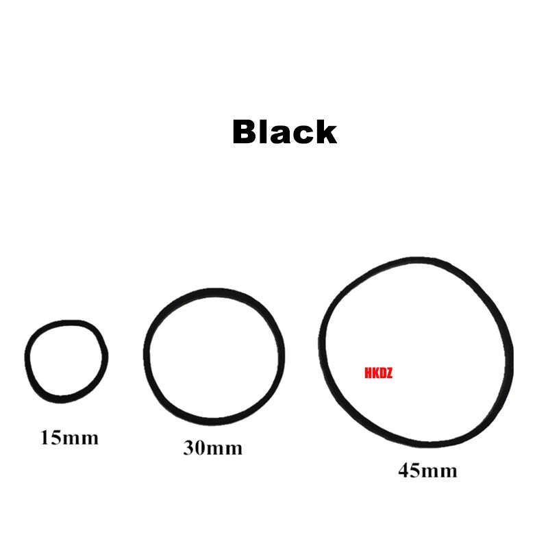 Round Rubber Drive Belt O-Rings Gaskets Washers Seals 15mm–55mm | Multi-Color