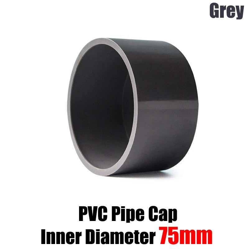 PVC Cap End Caps Plug Blanking ø20mm~200mm Grey Adhesive Drain Pipe Fittings
