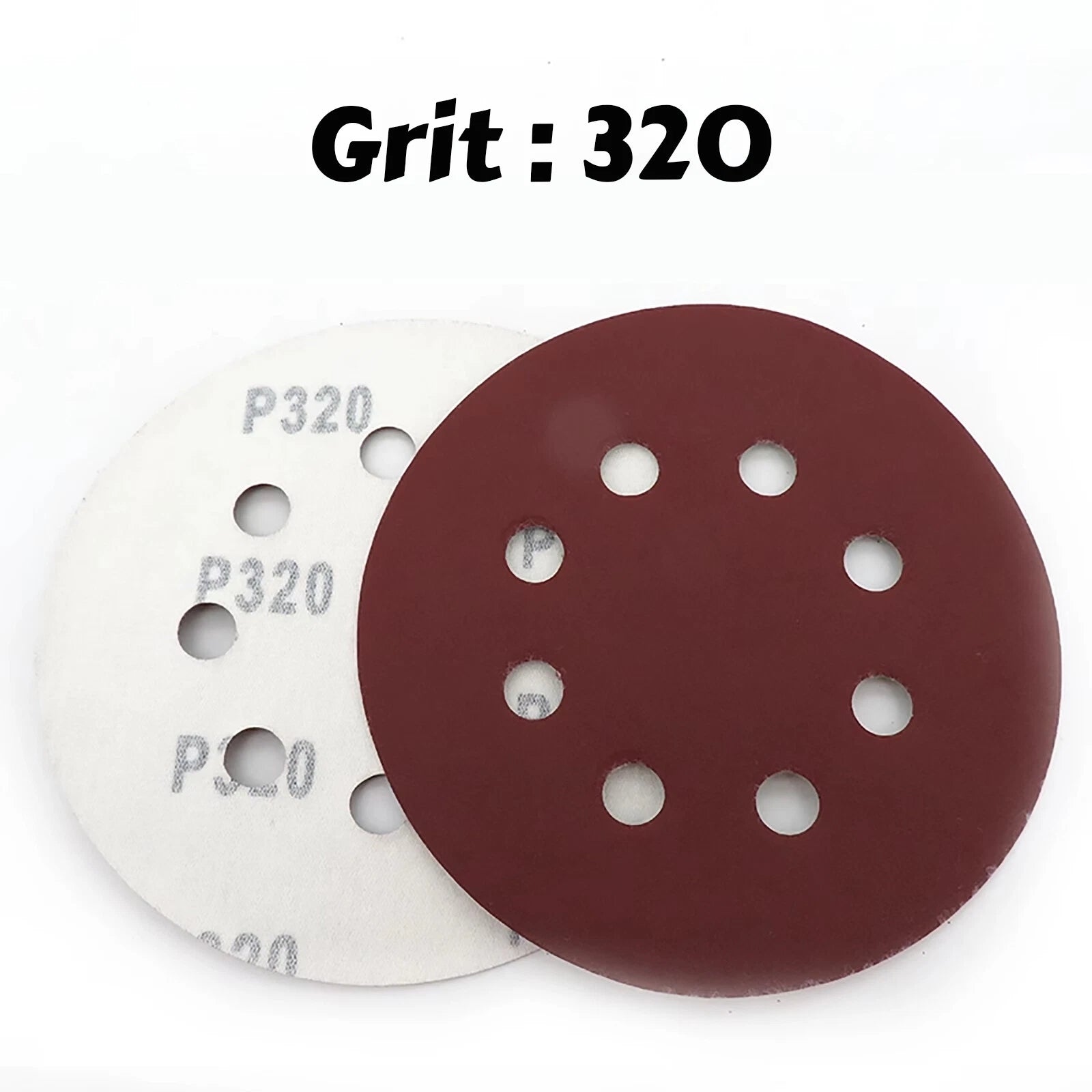 5"/9" Sanding Discs 40-2000 Grit Hook Loop 8 Hole Orbital Sander Paper Sandpaper