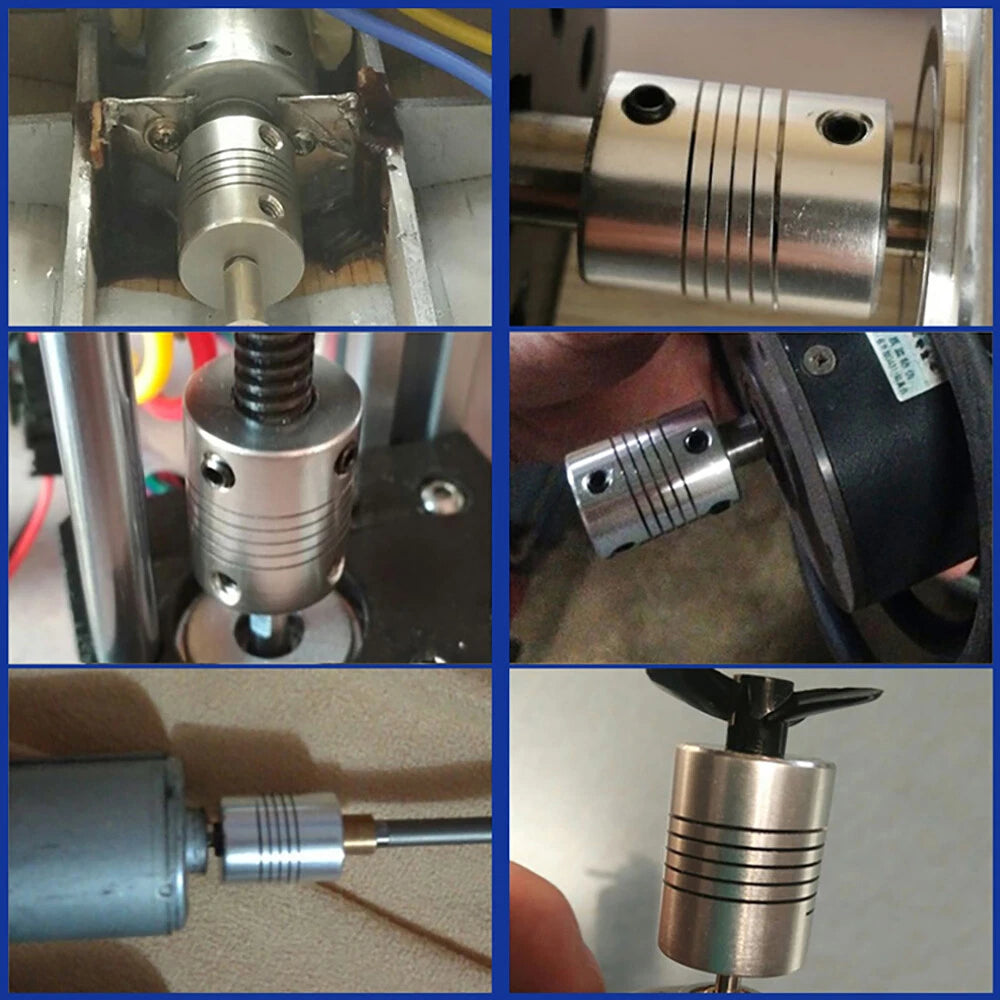 Flexible Shaft Coupling Rigid for CNC Motor Coupler 3D Printer 2/3/4/5/6/8/12mm