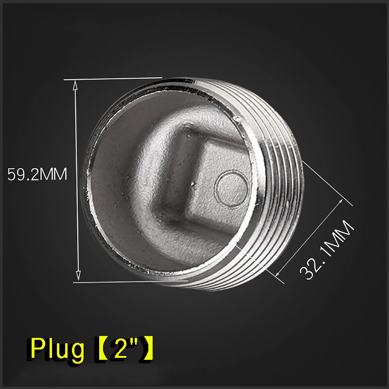 304 Stainless Steel BSP Female End Cap & Hollow Plug Pipe Fittings | 1/8" to 2"