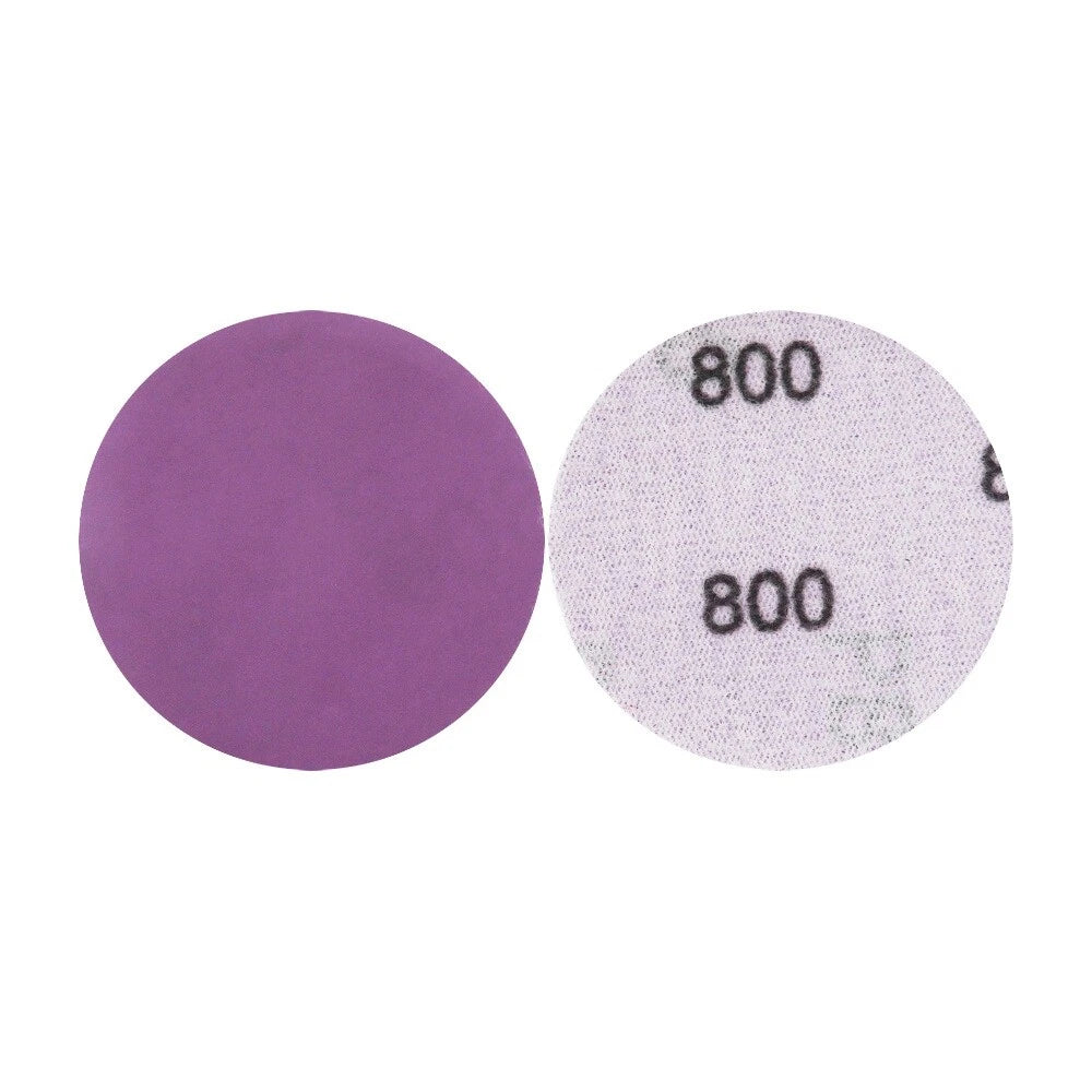50mm Wet and Dry Sanding Discs 2 inch Sandpaper Hook and Loop Pads Grit 60-10000