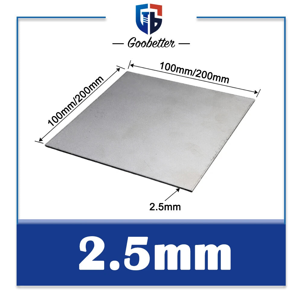0.5/0.8/1/1.2~18mm Thick TA2 Pure Titanium Plate Ti Metal Sheet Board 100~200mm