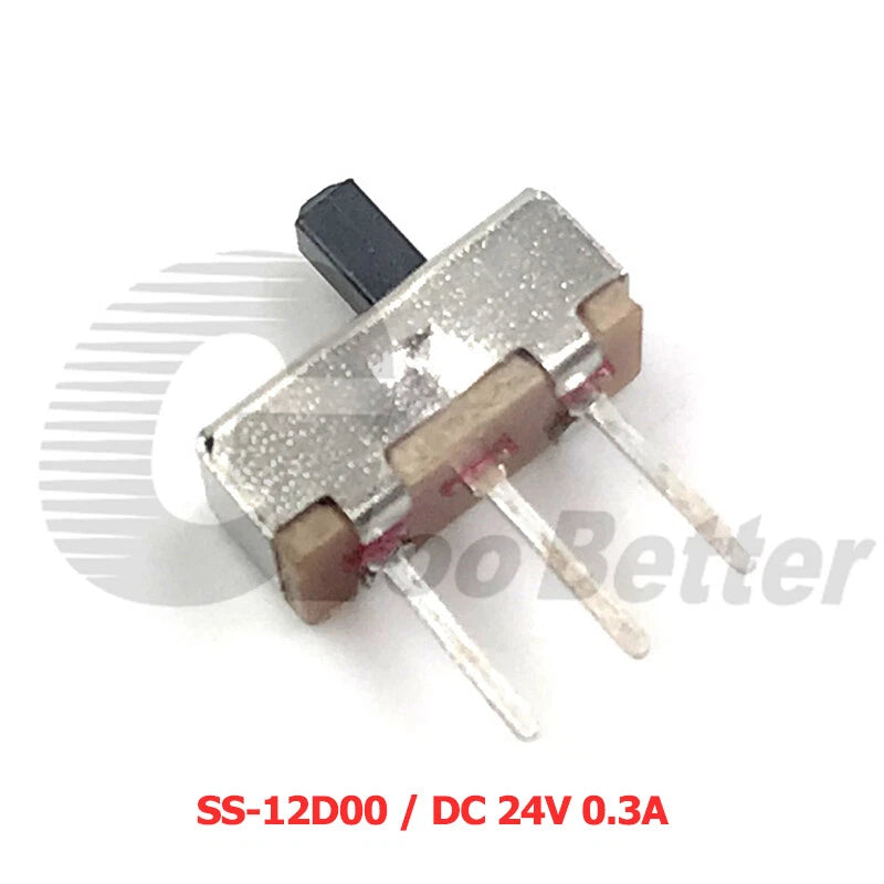 Miniature Slide Switch SPDT 2-Position PCB Mount — SS/SK Series, DC 24V
