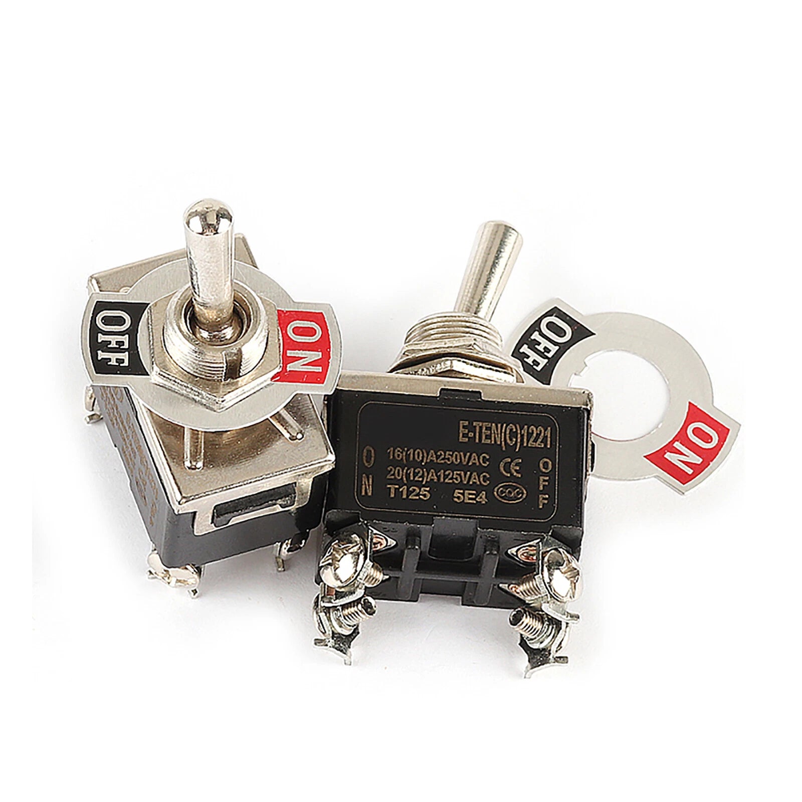 Heavy Duty Toggle Switch — 2 to 12 Position SPST/DPDT, 15A–25A, ON-OFF & ON-OFF-ON