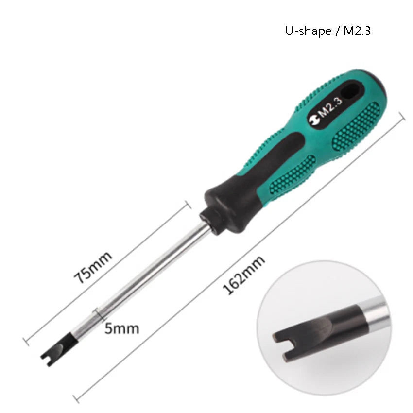 Security Screwdriver Set — Reverse Phillips, Y-Type, Triangle & Metric Bits