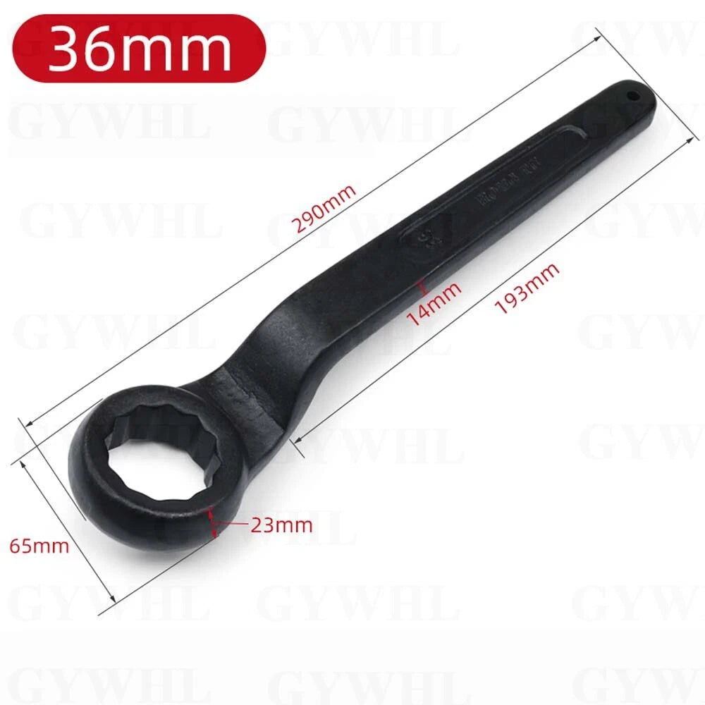 Slogging Striking Wrench Spanner Offset Box End Ring Type Wrench Carbon Steel