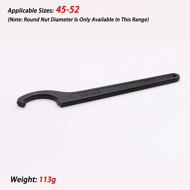 Hook Wrench C Spanner 22mm-320mm Repair Tool Motorcycle Bike Steering Suspension